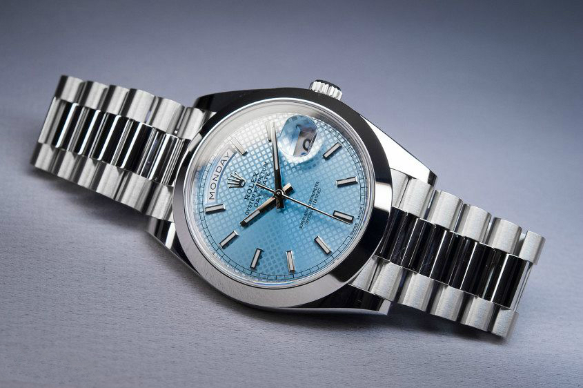 Platinum Bezels Replica Rolex Day-Date 40 Watches